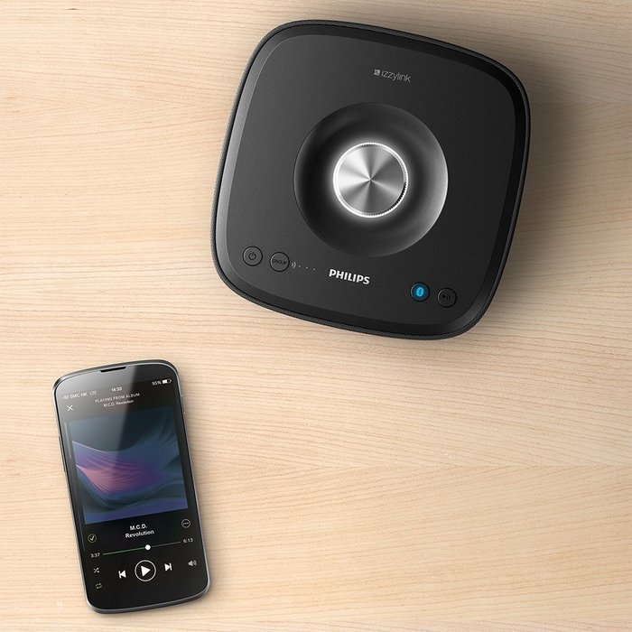Philips Izzy BM5B/37 Wireless Multiroom Speaker (Black) N7