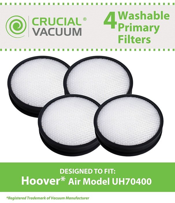 4 Hoover Air Model UH70400 & UH72400 Primary Washable Filters, Part ...