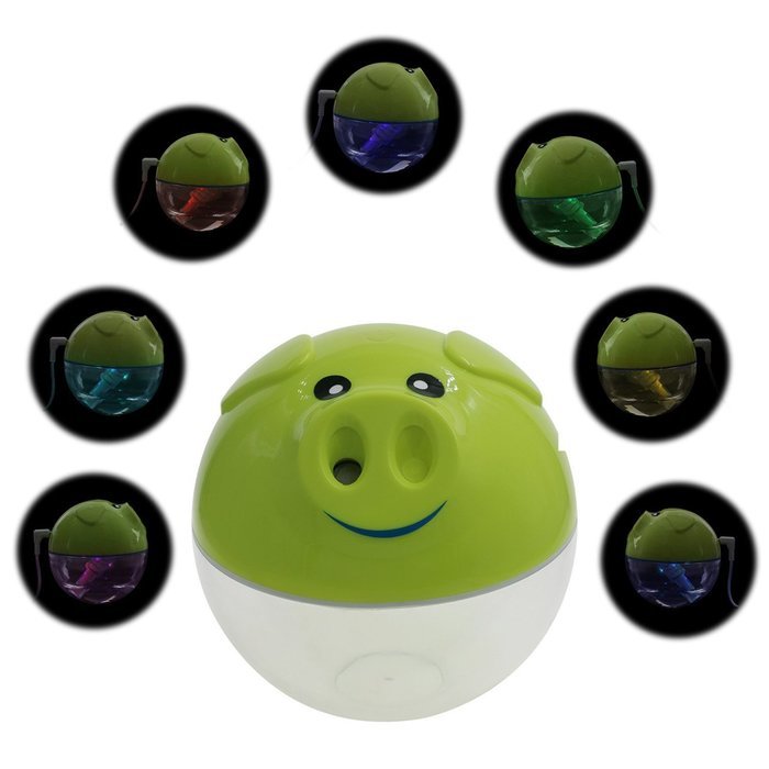 Portable USB Mini Want Pig Ultrasonic Humidifier Colorful Night Light with Touch Sensor for Home Office Travel... N10