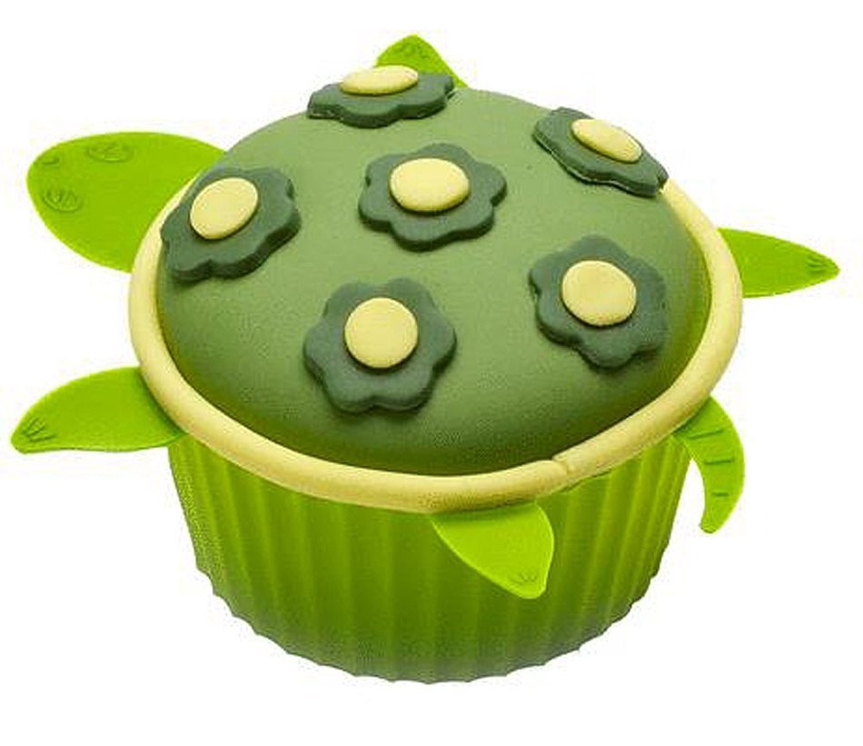 Silicone Turtle Cupcake Molds By Ganz - Set of 6