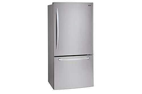 LG LDCS24223S Bottom Freezer Refrigerator with 24.1 cu. ft. Total Capacity, in Stainless Steel