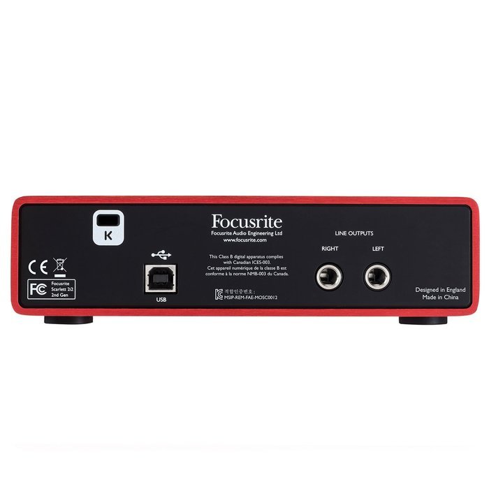 Focusrite Scarlett 2i2 - 2nd Gen