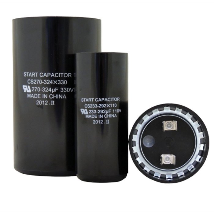 Start Capacitor, Round, 708-850 Mfd., 110 Volt, CS708-850X110