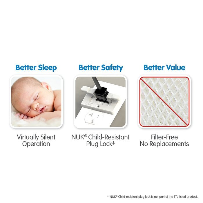 NUK Cool Mist Ultrasonic Humidifier N5