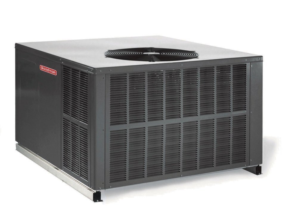 Goodman GPG1336070M41 Air Conditioner, 3 Ton Self-Contained Packaged Furnace 13 SEER - 35,000 BTU Cooling & 69,000...