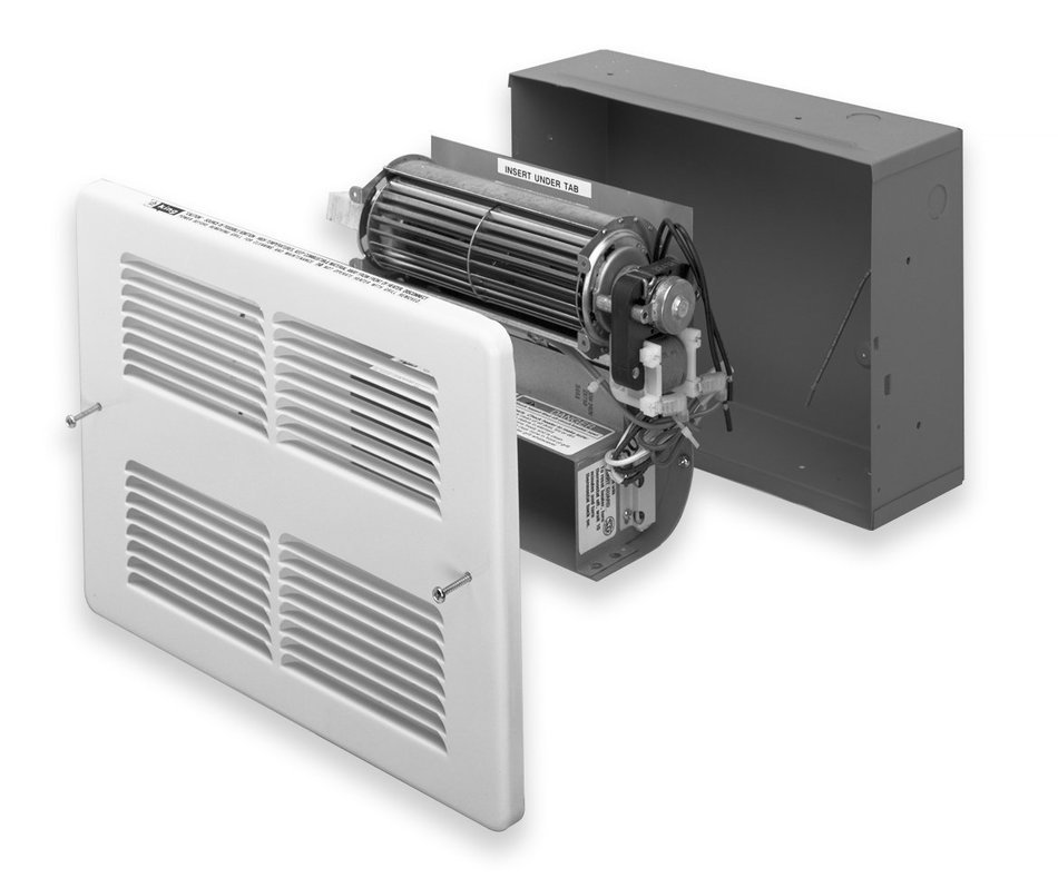 King W2420 240-Volt 2000-Watt Electric Wall Heater, Bright White N2