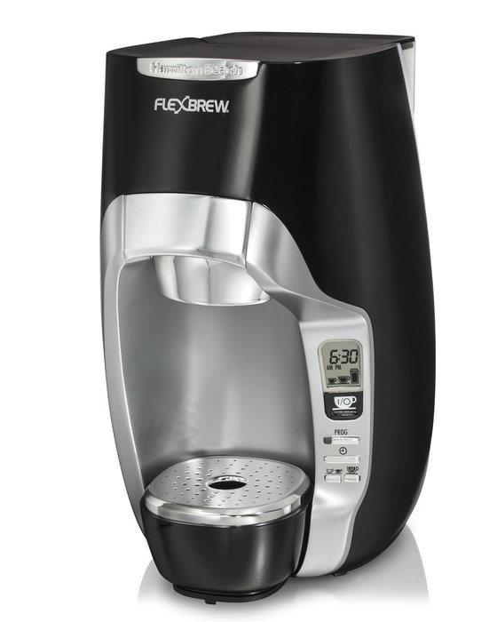 Hamilton Beach 49996 FlexBrew Programmable Single-Serve Coffeemaker, Black N8
