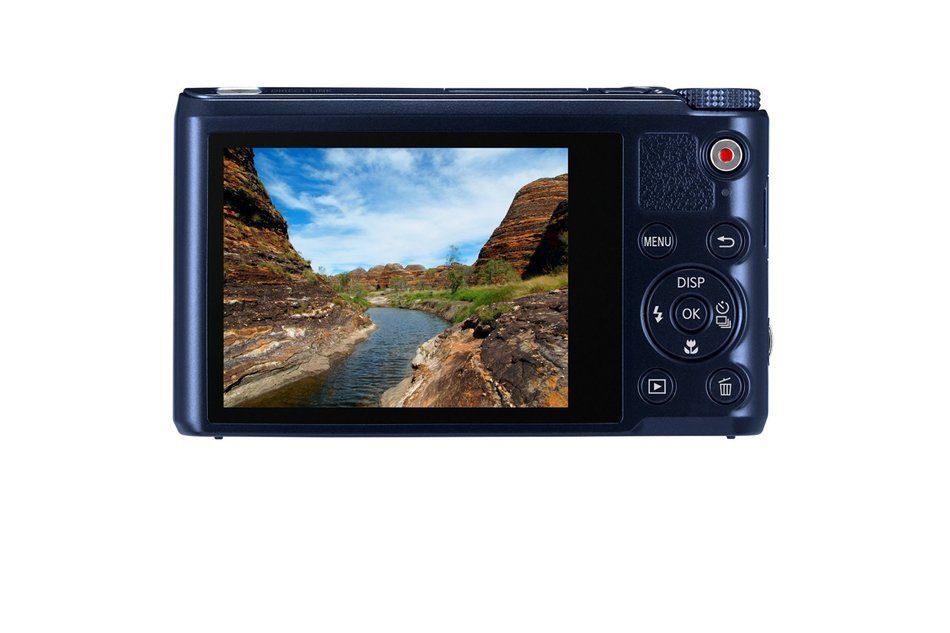 Samsung WB250F Smart Wi-Fi Digital Camera (Cobalt Black) N16