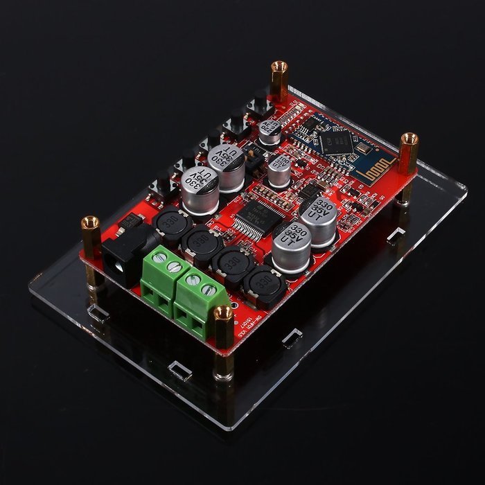 50W+50W Dual Channel Amplifier Wireless Bluetooth 4.0 Audio Receiver Digital Amplifier Board with Protective Case... N4