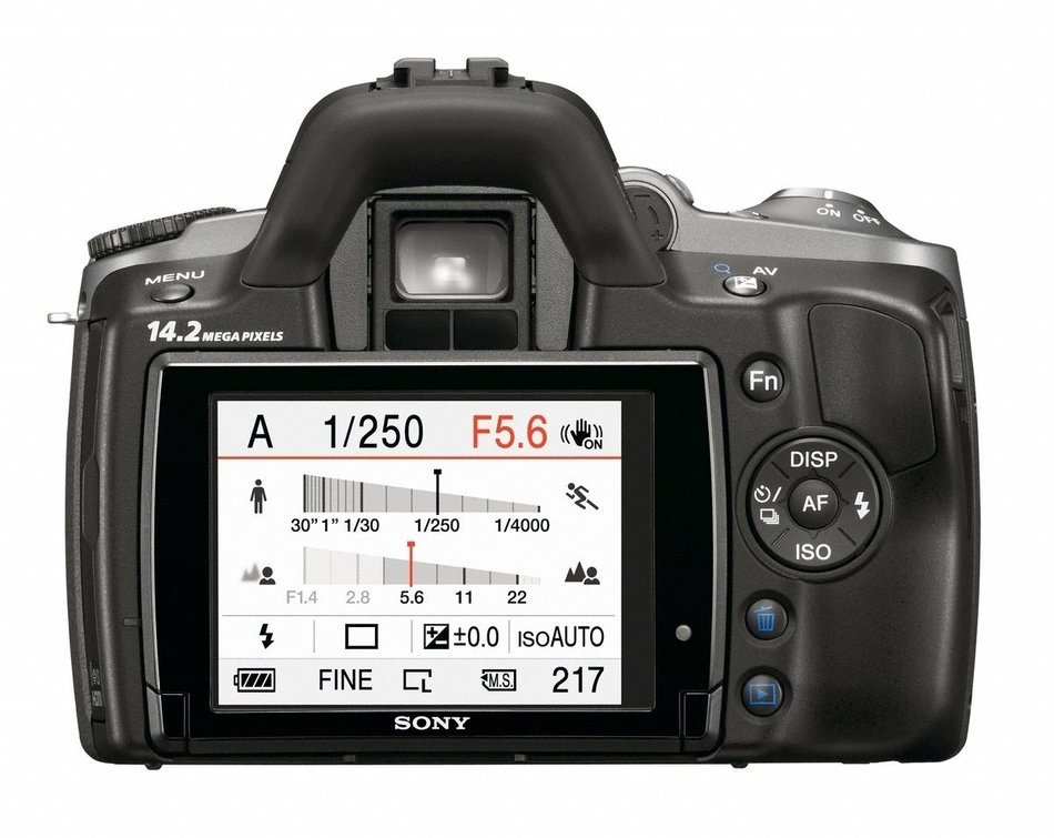 Sony Alpha A380L 14.2 MP Digital SLR Camera with Super SteadyShot INSIDE Image Stabilization and 18-55mm Lens N15