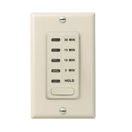 Intermatic EI200LA 5/10/15/30 Minute Electronic In-Wall Countdown Auto-Off Timer, Light Almond by Intermatic