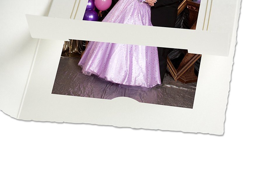 Tyndell White T-40 Photo Folder 5x7 (25 Pack) N4