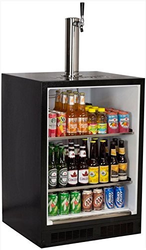 Marvel ML24BSS2RS Single Tap Built-In Beer Dispenser, 24", Stainless Steel