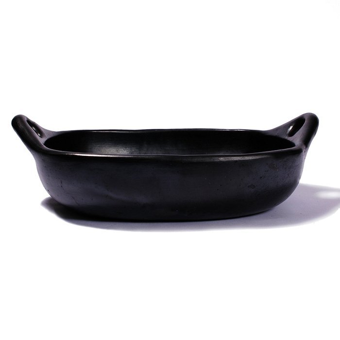 Black Clay, La Chamba Square Roasting Pan - Medium