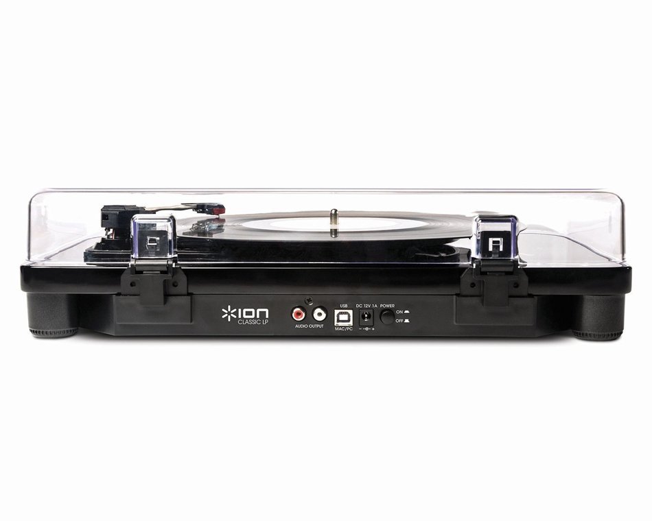 Ion Audio Professional DJ 3-Speed Turntable with EZ Vinyl/Tape Converter Software CD RCA Stereo Outputs & Dust... N3