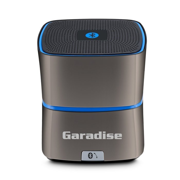 Garadise BS01-C Curve Cube Wireless Bluetooth Speaker with 5W Drive & Super Deep Bass(Carbon Chrome) N2