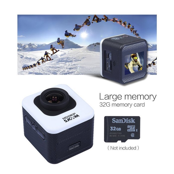 SJCAM Original 12mp 1080p 1.5 Inch LCD Display 170&deg;a+ Hd Wide-angle 4x Zoom Mini Size Portable Micro USB 2.0/hdmi...