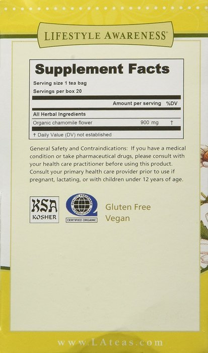 Lifestyle Awareness Teas, Caffeine Free Dandy Liver Detox Tea, 20 Count N20