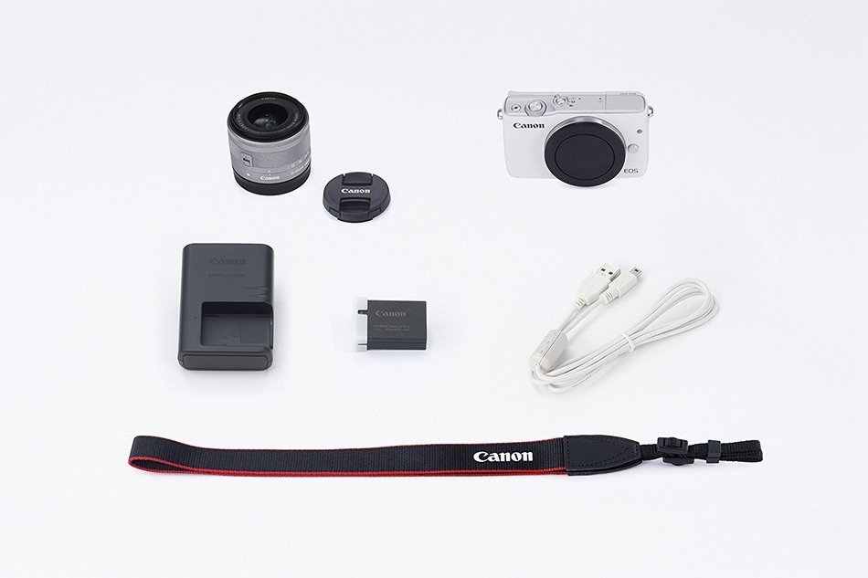 Canon EOS M10 with EF-M 15-45mm Image Stabilization STM Lens, 16GB Memory Card, Tripod and Bag N4