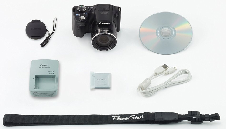 Canon Digital Camera PowerShot SX500IS 16MP x30 Optical Zoom PSSX500IS - International Version N5