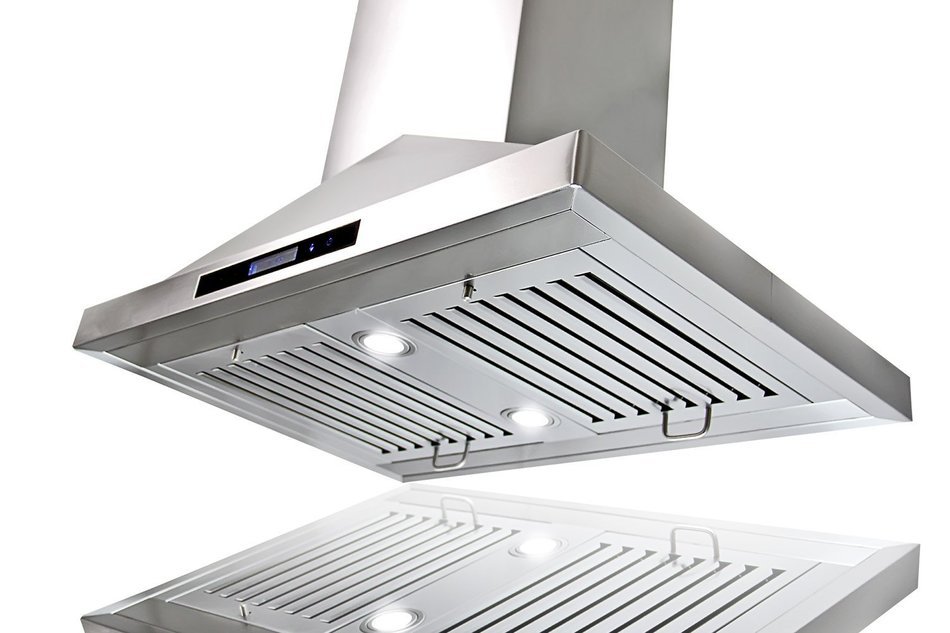 FIREBIRD New 30" European Style island Mount Stainless Steel Range Hood Vent W/Touch Button Control FBGV-1009-30