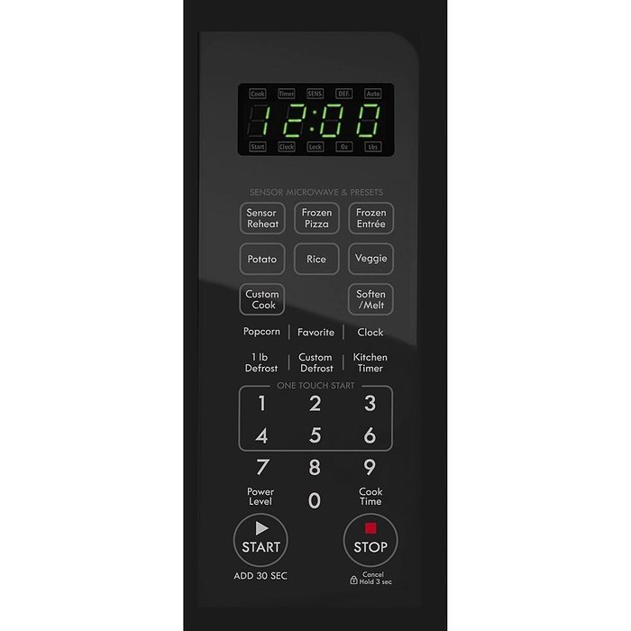Kenmore 1.2 cu. ft. Countertop Microwave w/ EZ Clean Interior Stainless Steel 72123 N3