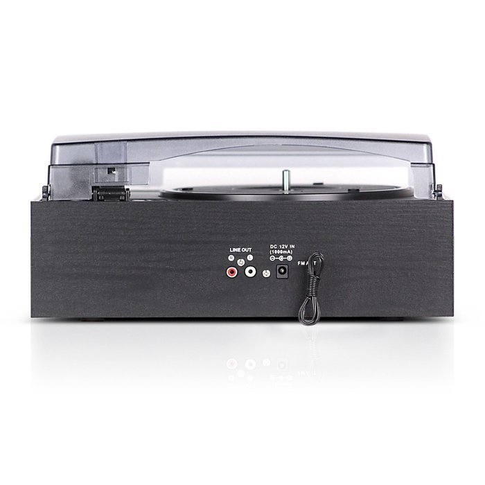 Record Player with Speakers and Cassette Player - Record on USB From Turntable & Cassette - 3 Speed Stereo Vinyl... N2