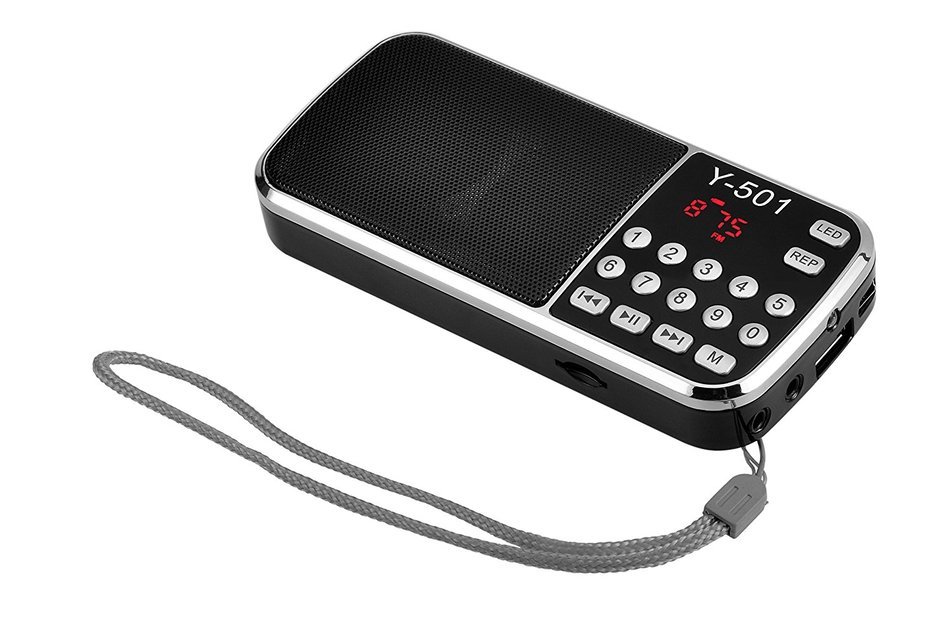 Timorn FM Radio Portable TF Card USB Suitable for Mobile phone/MP3/MP4/MP5/PC/Computer With LED display screen... N8