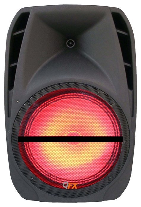 QFX PBX-61124 Battery Powered Portable Bluetooth Speaker N2