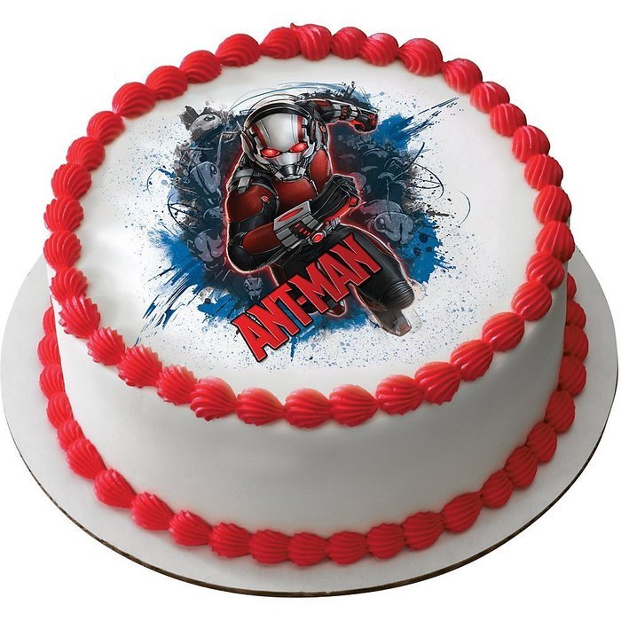 Ant Man 7.5" Round Edible Cake Topper (Each) - Party Supplies