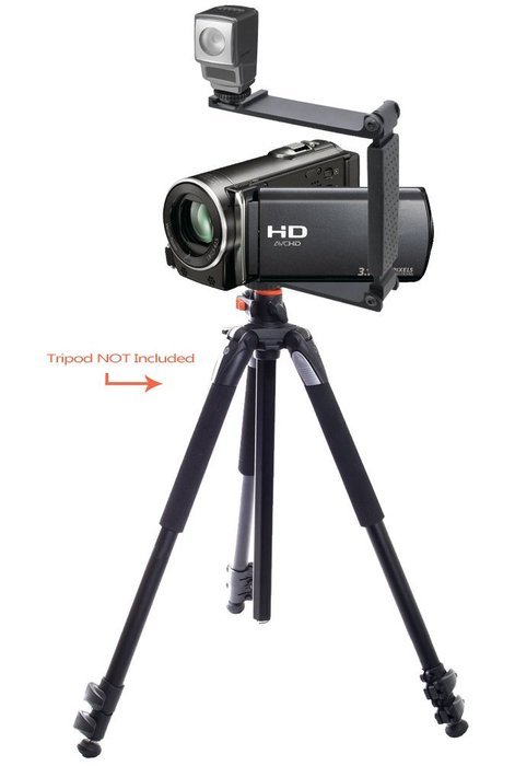 LED High Power Video Light (Super Bright) For Sony Handycam DCR-DVD205 (Includes Mounting Brackets) N2