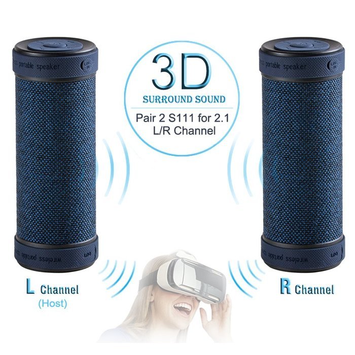 Hapyia Portable Wireless Bluetooth Speaker with Power Bank, 360-Degree 3D Stereo Surround Sound, Waterproof Shockproof... N9
