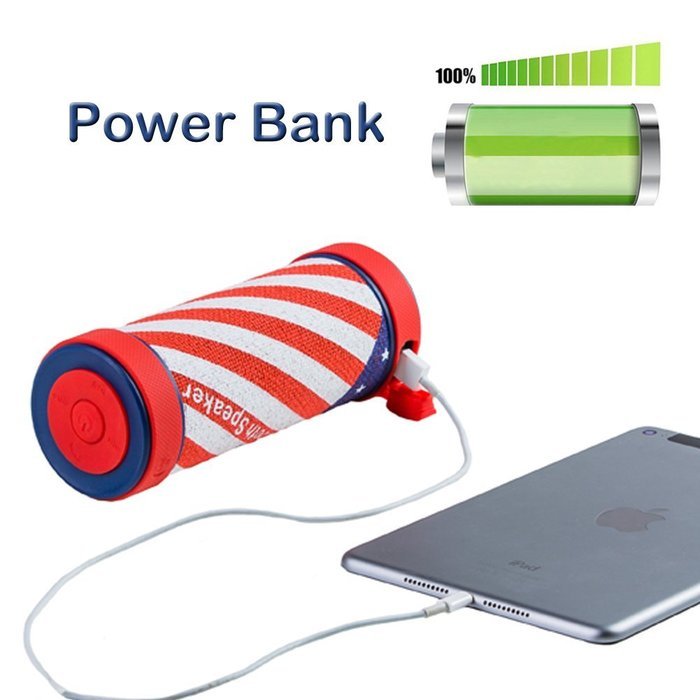 Hapyia Portable Wireless Bluetooth Speaker with Power Bank, 360-Degree 3D Stereo Surround Sound, Waterproof Shockproof... N12