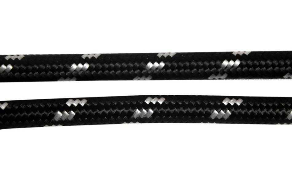 Sendt 25 foot 1/4 inch (6.3mm) Male to Male Mono Nylon Braided Guitar / Bass / Instrument Cable