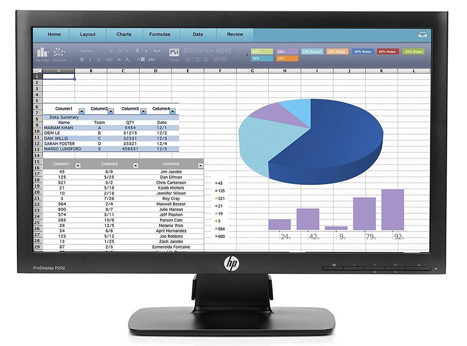 HP Business K7X27A8#ABA 20" P202 LED Monitor N4