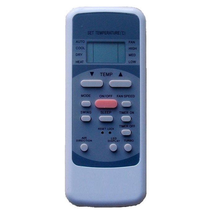 Generic Replacement Air Conditioner Remote Control for Midea Beko Mitsushito Raka Gold Ecron White-westinghouse... N2