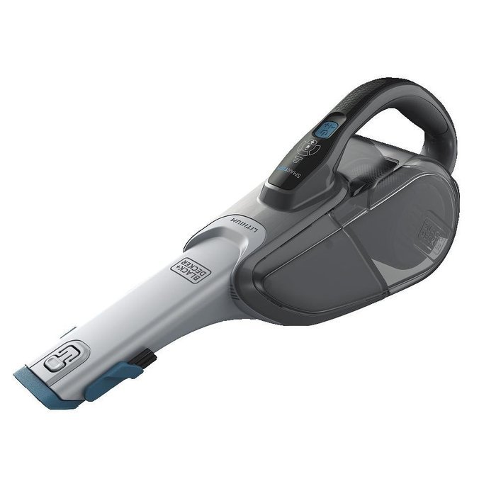 Black & Decker HHVJ315JMF61 SMARTECH Cordless Lithium Hand Vacuum, Titanium/Blue