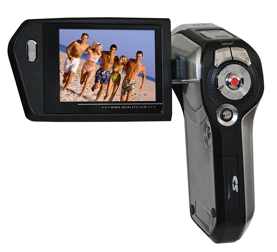 DXG USA DXG-5B6VS HD DXG QuickShots 720p HD Mini Camcorder, Silver (Discontinued by Manufacturer)