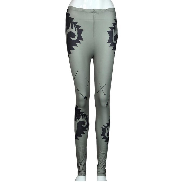 PHOTNO Fashion Women Skinny Printed Stretchy Pants Leggings N6