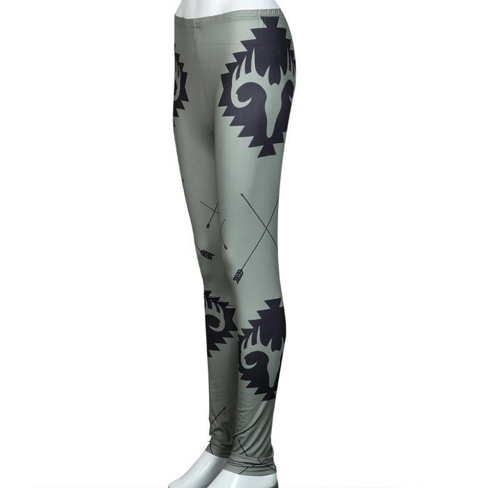 PHOTNO Fashion Women Skinny Printed Stretchy Pants Leggings N7