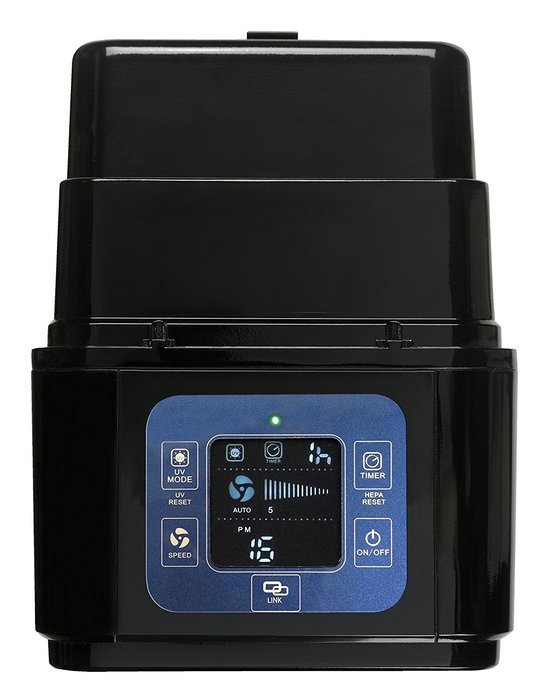 GermGuardian CDAP4500BCA WiFi Smart 4-in-1 True HEPA Air Purifier with SmartAQM Air Quality Monitor N6