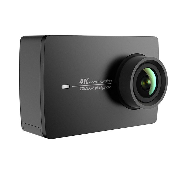 YI 4K Action Camera with Selfie Stick & Bluetooth Remote (US Edition) Night Black N15
