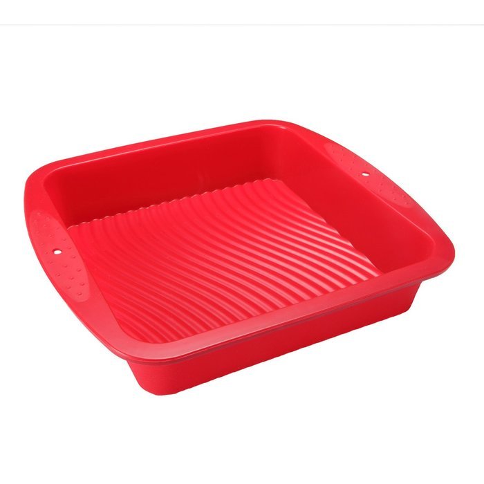 Unicook Nonstick Silicone Square Cake Pan Baking Mold,Baking Tray,Food ...