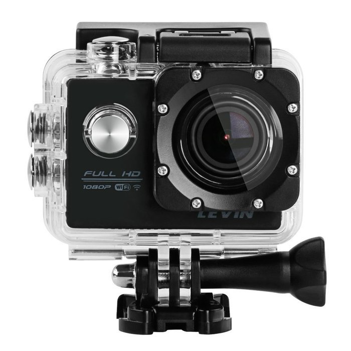 Sports Camera, Levin Action Camera 2.0 Inch 170 Degree Ultra-wide Angle Lens Full HD 1080p 12MP WiFi Remote Control... N2