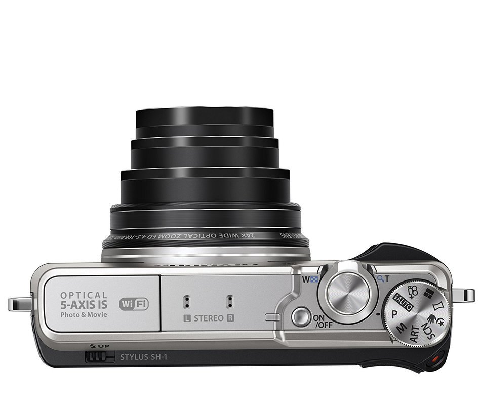 Olympus SH-1 16 MP Digital Camera (Black) - International Version (No Warranty) N11