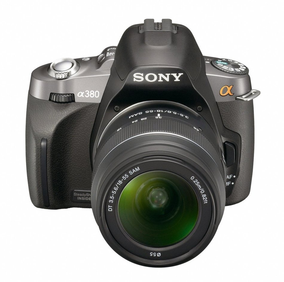 Sony Alpha A380L 14.2 MP Digital SLR Camera with Super SteadyShot INSIDE Image Stabilization and 18-55mm Lens N23
