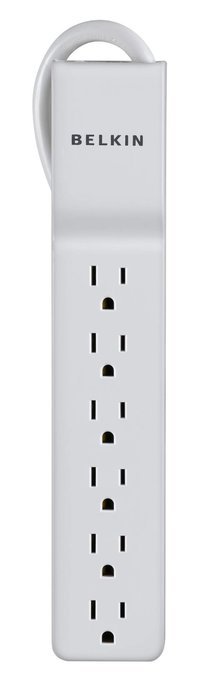 Belkin 8-Outlet Commercial Power Strip Surge Protector with 8-Foot Power Cord, 2500 Joules (BE108000-08-CM) N8