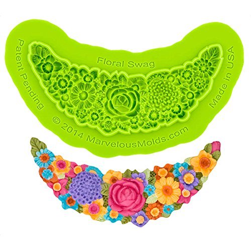 Floral Swag Mold by Marvelous Molds N2