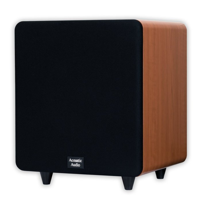 Acoustic Audio CS-PS10-C Front Firing Subwoofer (Cherry)