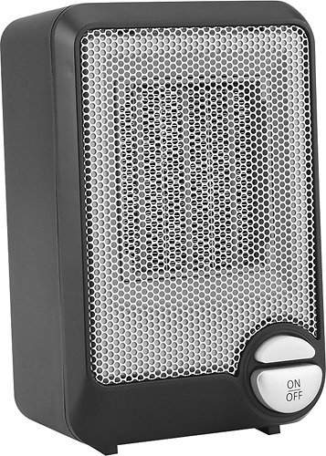 Insignia&acirc;&cent; - Desktop Ceramic Heater - Black/Gray